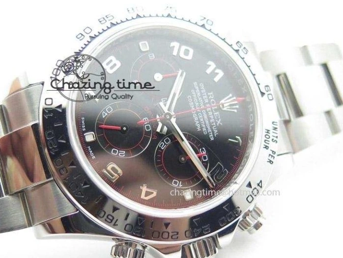 A7750 Edition Dial On SS JF Bracelet Black Daytona Best 116509 0404